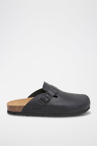 Sabots en cuir - Noir