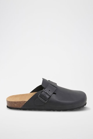 Sabots en cuir - Noir