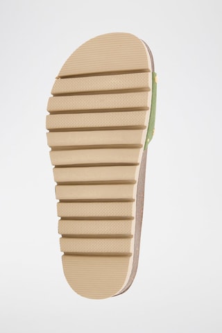 Mules em nobuck - Verde