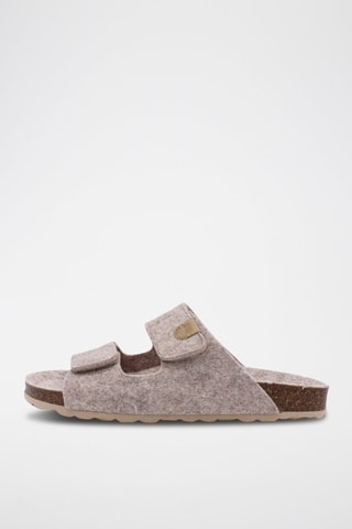 Mules - Taupe chiné