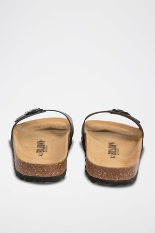 Mules en cuir - Noir