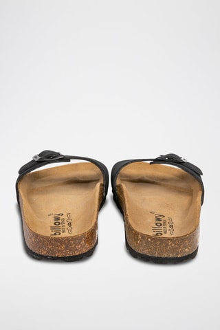 Mules en nubuck Rosso - Noir