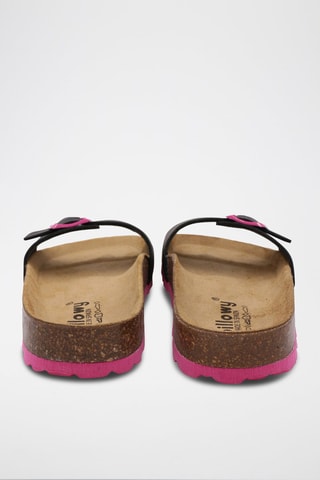 Mules Rosso - Noir et rose