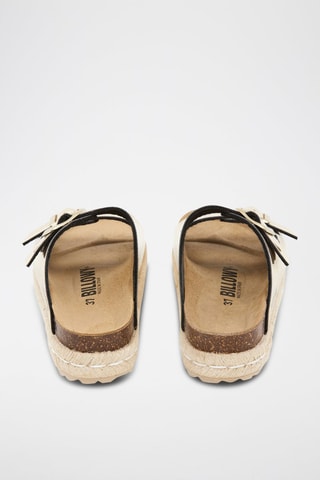 Mules com plataforma - Dourado