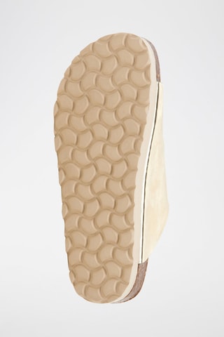 Mules com plataforma - Dourado