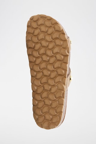Mules en nubuck - Marron clair