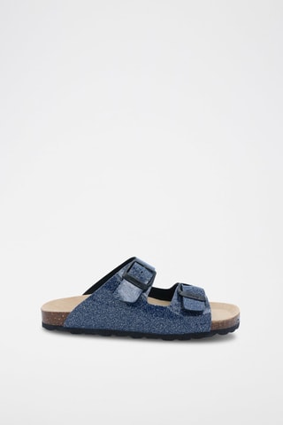 Mules Rosso Azul-marinho mesclado