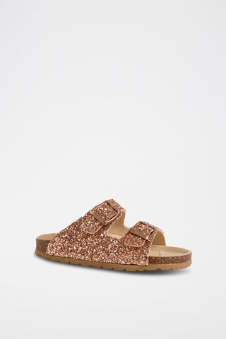 Mules Saumon chiné