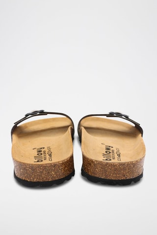 Mules Kaki et argenté