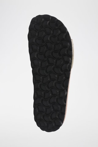 Mules Kaki et argenté