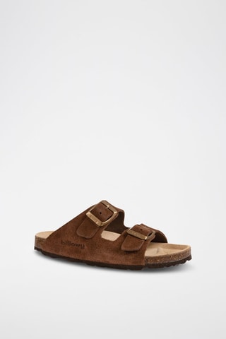 Mules en nubuck Marron foncé