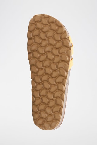 Mules en cuir - Jaune