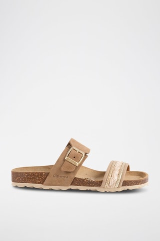 Mules en nubuck Marron clair