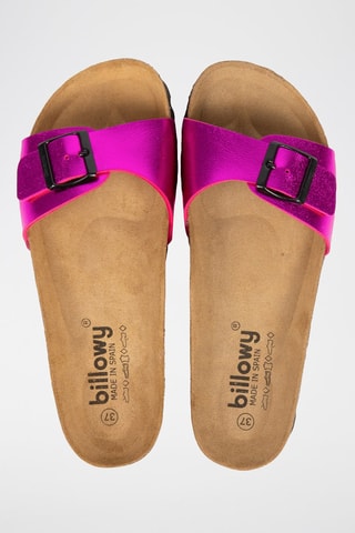 Mules Rosso Fuchsia
