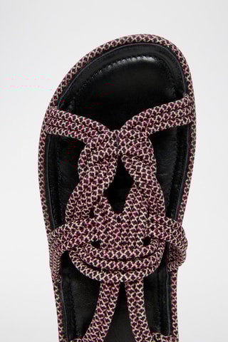 Sandales - Noir et rose