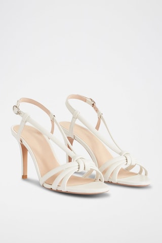 Sandales en cuir - Blanc