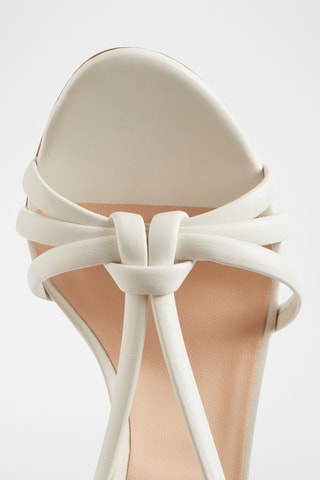 Sandales en cuir - Blanc