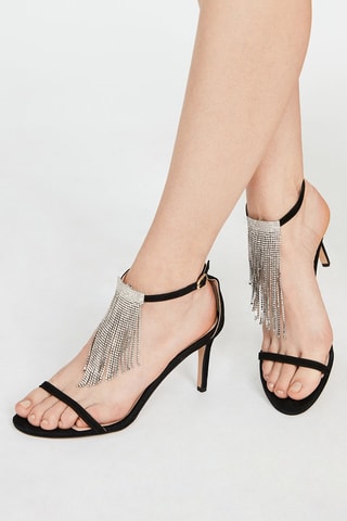 Sandales à talons - Noir