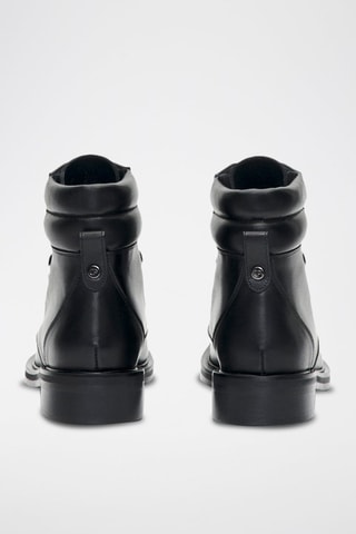 Bottines en cuir - Noir