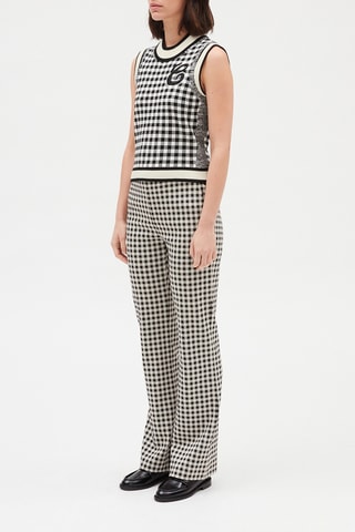 Pull sans manches - Noir et blanc