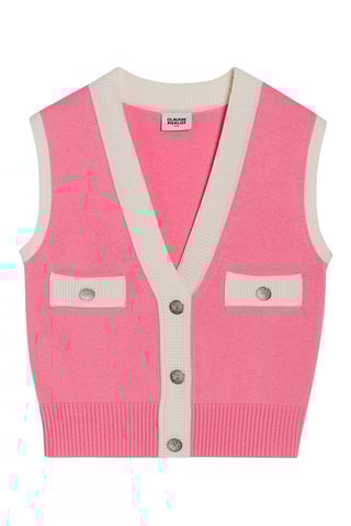 Pull en laine et cachemire - Rose