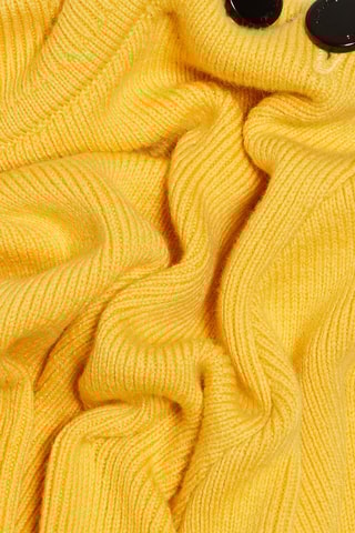 Pull en laine mélangée - Jaune