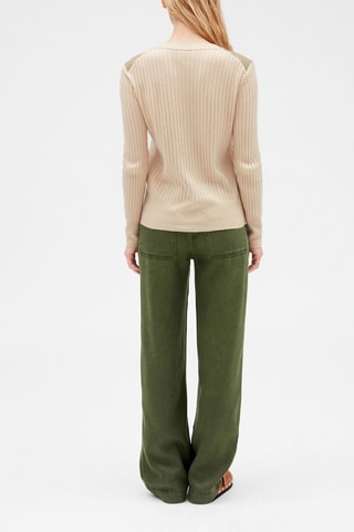 Gilet en laine mélangée - Beige