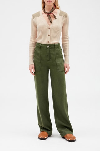 Gilet en laine mélangée - Beige