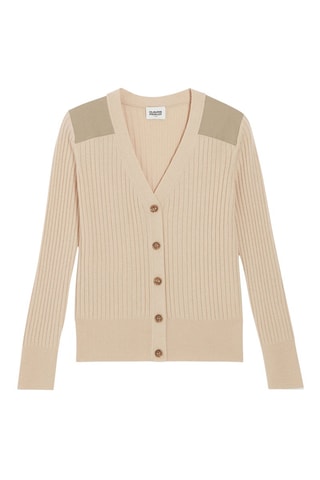 Gilet en laine mélangée - Beige