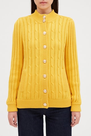 Gilet en laine - Jaune