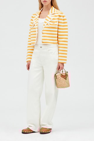 Gilet - Jaune et blanc