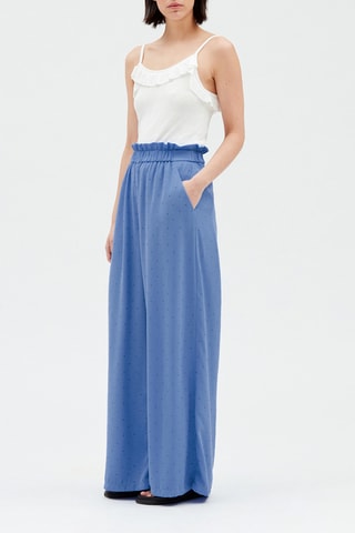 Pantalon fluide - Bleu