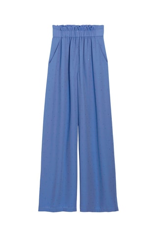 Pantalon fluide - Bleu