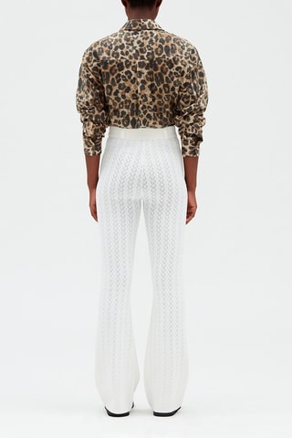 Pantalon en maille - Blanc