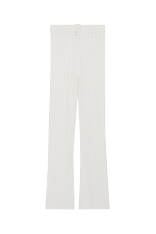 Pantalon en maille - Blanc