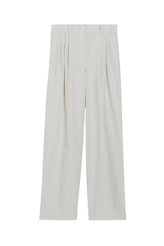 Pantalon à pinces large - Blanc
