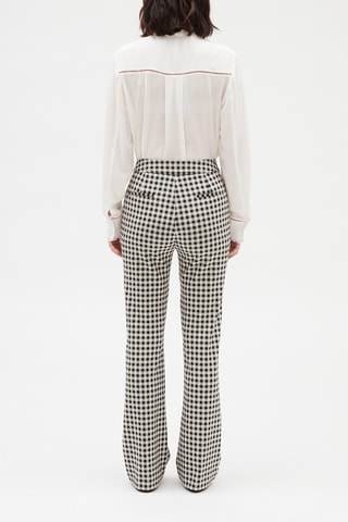 Pantalon à carreaux - Noir et blanc