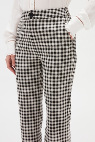 Pantalon à carreaux - Noir et blanc