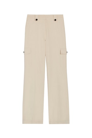 Pantalon cargo large - Beige