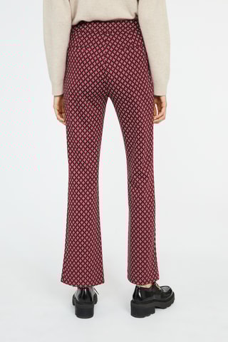 Pantalon wide legs - Bordeaux