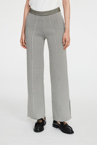 Pantalon wide legs taille haute - Ecru