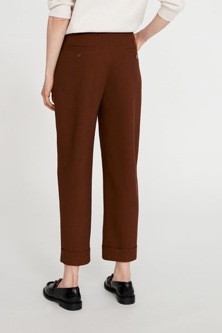 Pantalon carotte - Marron