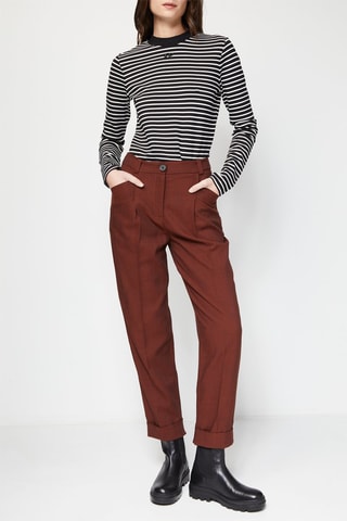 Pantalon droit - Bordeaux