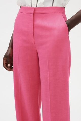 Pantalon taille haute - Rose