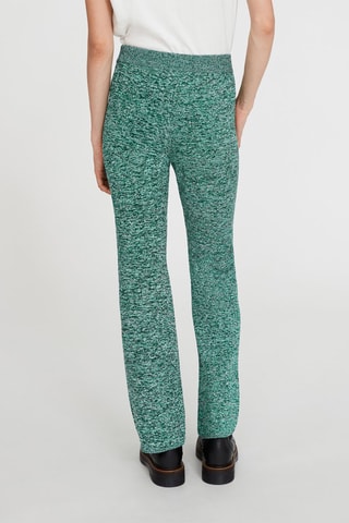 Jogging taille haute - Vert chiné
