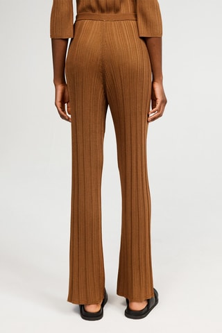 Pantalon bootcut - Camel