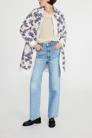 Manteau - Blanc et bleu marine