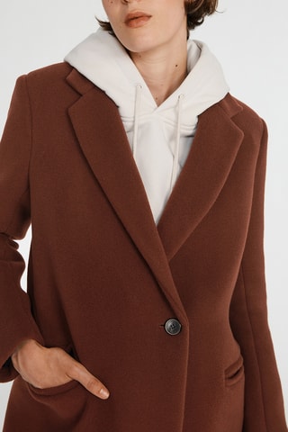 Manteau en laine - Ecureuil