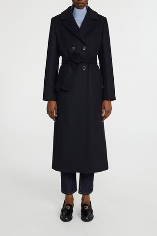 Manteau en laine - Bleu marine