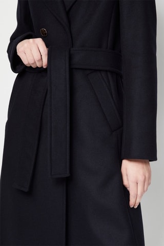 Manteau en laine - Bleu marine